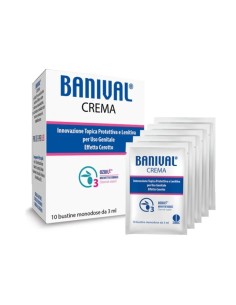 Banival Effetto Cerotto Crema Emolliente Vaginale 10 Bustine 3 g